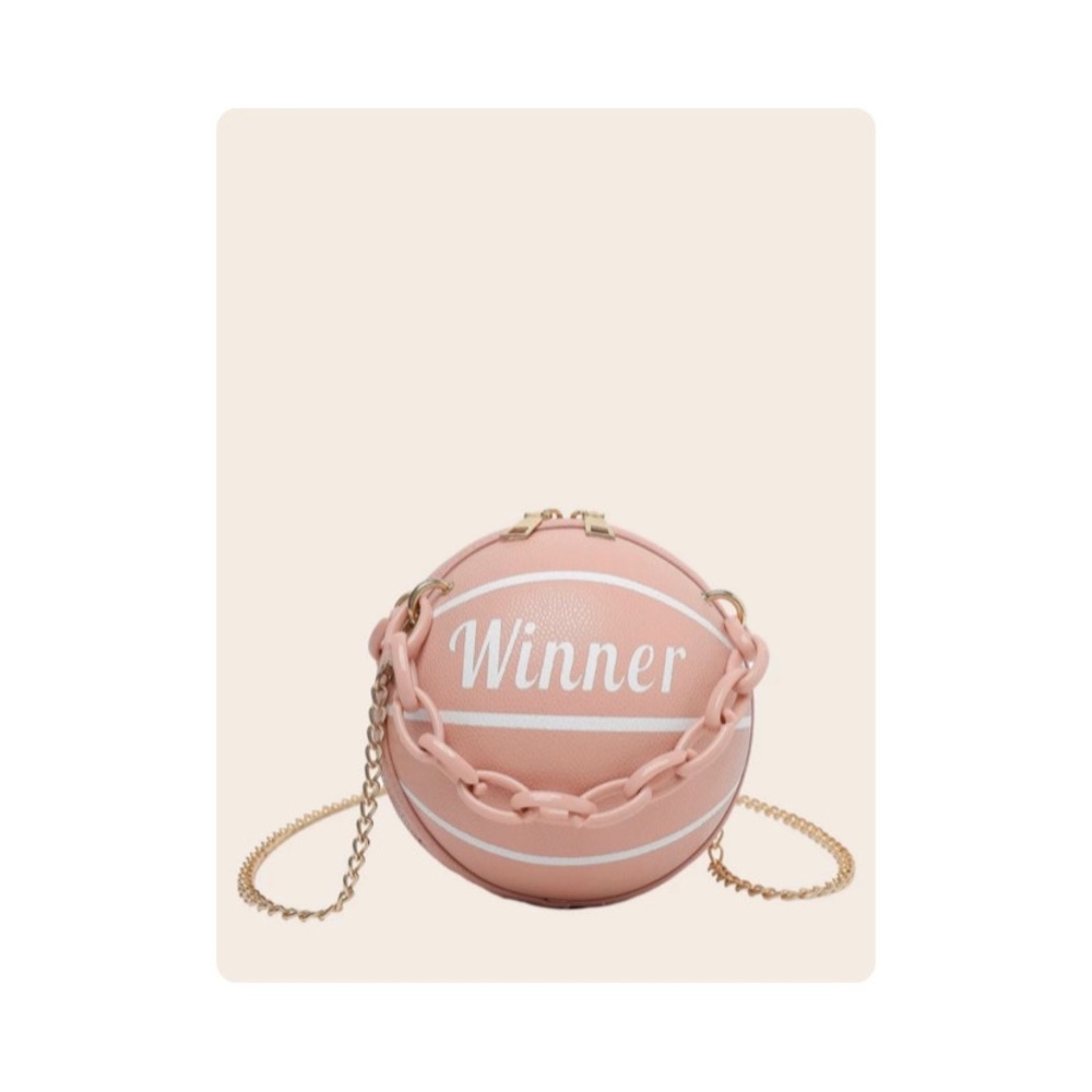 Pink Basketball Bag